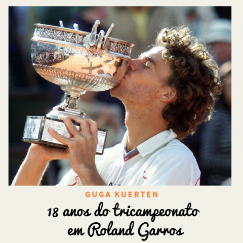 GUGA KUERTEN: 18 anos do Tricampeonato em Roland Garros!